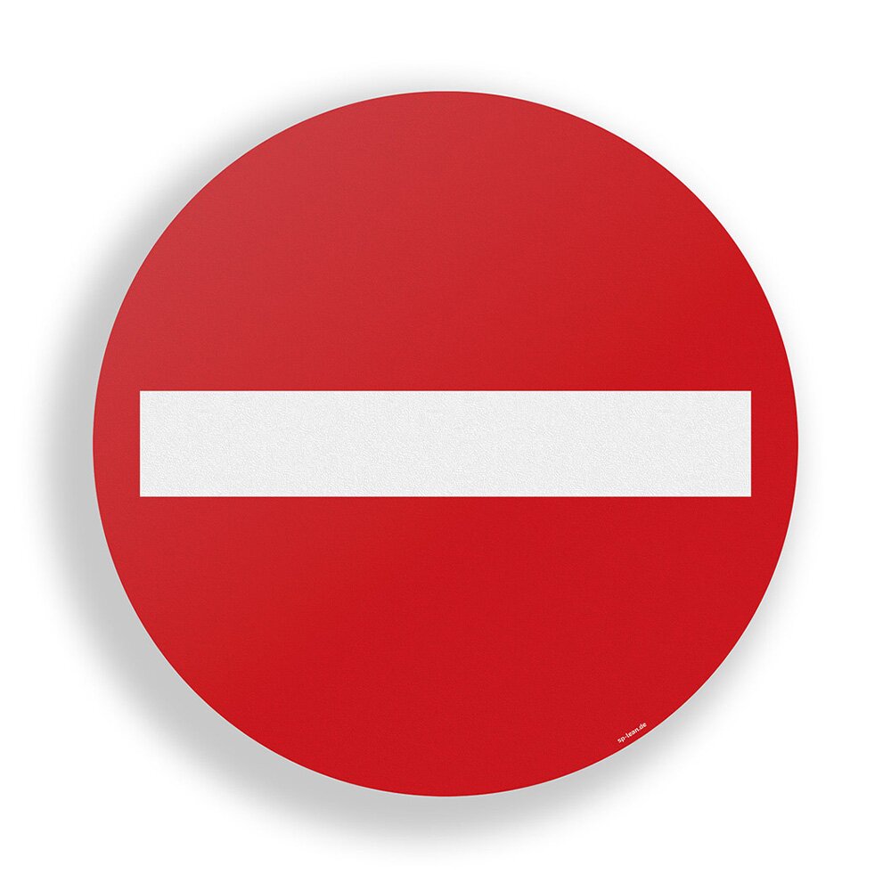 splean Infloorma Pro Bodenschild Verbot der Einfahrt