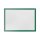 1 Stk. | Dokumentenhalter magnetisch | Fenster | DIN A3 | grün
