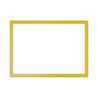 1 Stk. | Dokumentenhalter magnetisch | Rahmen DIN A3 | gelb