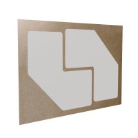 20 Stk. | INFLOORMA PRO | 50 mm | Bodenmarkierungssymbol | L-Winkel | weiß