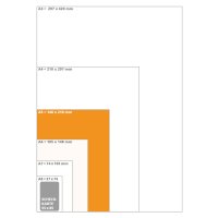 100 Stk. | Sichth&uuml;lle A5 | farblos | Green-PE glatt 0,160 mm | REIF Hamburg