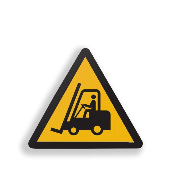 1 Stk. | INFLOORMA PRO | 400 mm | Bodenschild | W014 - Warnung vor Flurförderzeugen