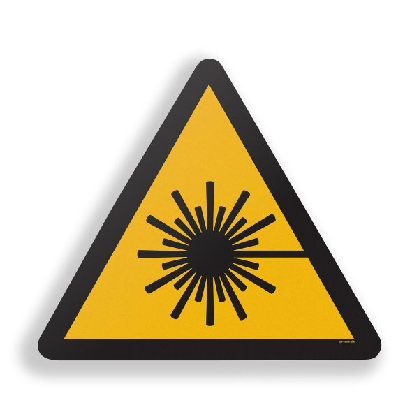 INFLOORMA PRO | Bodenschild | W004 - Warnung vor Laserstrahl
