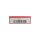 25 Stk. | Etikettenhalter SINGLE | 107x35 mm | rot | mit 1 Magnetstreifen