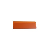 25 Stk. | Etikettenhalter SINGLE | 107x35 mm | orange | mit 1 Magnetstreifen