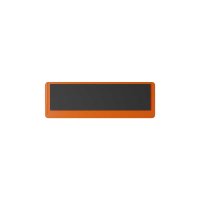 25 Stk. | Etikettenhalter DOUBLE | 107x35 mm | orange |...