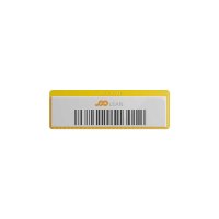 25 Stk. | Etikettenhalter DOUBLE | 107x35 mm | gelb | mit...