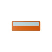 25 Stk. | Etikettenhalter DOUBLE | 107x35 mm | orange |...
