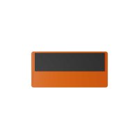 25 Stk. | Etikettenhalter SINGLE | 107x50 mm | orange |...