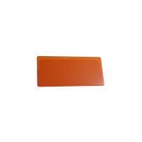 25 Stk. | Etikettenhalter SINGLE | 107x50 mm | orange |  mit 1 Magnetstreifen