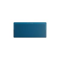 25 Stk. | Etikettenhalter SINGLE | 107x50 mm | dunkelblau | mit 1 Selbstklebestreifen