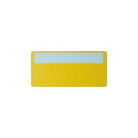 25 Stk. | Etikettenhalter SINGLE | 107x50 mm | gelb | mit...