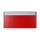 25 Stk. | Etikettenhalter SINGLE | 160x80 mm | rot | mit 1 Selbstklebestreifen