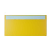 25 Stk. | Etikettenhalter SINGLE | 160x80 mm | gelb | mit...