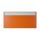 25 Stk. | Etikettenhalter SINGLE | 160x80 mm | orange | mit 1 Selbstklebestreifen