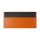 25 Stk. | Etikettenhalter SINGLE | 160x80 mm | orange | mit 1 Magnetstreifen