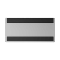 25 Stk. | Etikettenhalter SINGLE | 160x80 mm | hellgrau |...