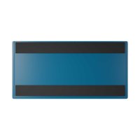 25 Stk. | Etikettenhalter SINGLE | 160x80 mm | dunkelblau...