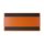 25 Stk. | Etikettenhalter SINGLE | 160x80 mm | orange | mit 2 Magnetstreifen