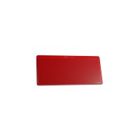 25 Stk. | Etikettenhalter DOUBLE | 107x50 mm | rot | mit 1 Magnetstreifen