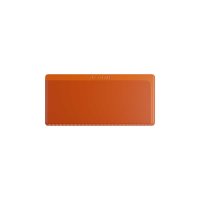 25 Stk. | Etikettenhalter DOUBLE | 107x50 mm | orange | mit 1 Magnetstreifen