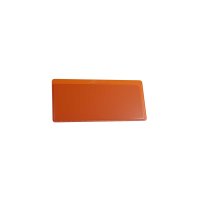 25 Stk. | Etikettenhalter DOUBLE | 107x50 mm | orange | mit 1 Magnetstreifen