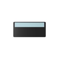 25 Stk. | Etikettenhalter DOUBLE | 107x50 mm | schwarz |...