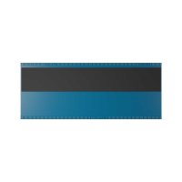 25 Stk. | Etikettenhalter TWIN | 150x60 mm | dunkelblau | mit 1 Magnetstreifen