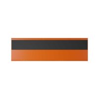 25 Stk. | Etikettenhalter TWIN | 200x60 mm | orange | mit...