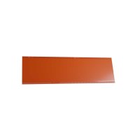 25 Stk. | Etikettenhalter TWIN | 200x60 mm | orange | mit 1 Magnetstreifen