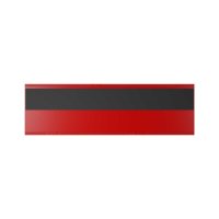 25 Stk. | Etikettenhalter TWIN | 200x60 mm | rot | mit 1...