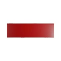 25 Stk. | Etikettenhalter TWIN | 200x60 mm | rot | mit 1 Magnetstreifen