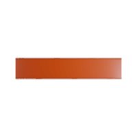 25 Stk. | Etikettenhalter TWIN | 300x60 mm | orange | mit 1 Magnetstreifen