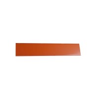 25 Stk. | Etikettenhalter TWIN | 300x60 mm | orange | mit 1 Magnetstreifen