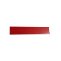 25 Stk. | Etikettenhalter TWIN | 300x60 mm | rot | mit 1 Magnetstreifen
