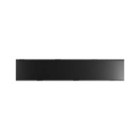 25 Stk. | Etikettenhalter TWIN | 300x60 mm | schwarz | mit 1 Magnetstreifen