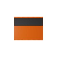 25 Stk. | Etikettenhalter TWIN | 100x80 mm | orange | mit...