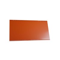 25 Stk. | Etikettenhalter TWIN | 150x80 mm | orange | mit 1 Magnetstreifen