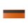 25 Stk. | Etikettenhalter TWIN | 200x80 mm | orange | mit 1 Magnetstreifen