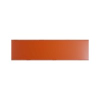 25 Stk. | Etikettenhalter TWIN | 300x80 mm | orange | mit 1 Magnetstreifen