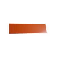 25 Stk. | Etikettenhalter TWIN | 300x80 mm | orange | mit 1 Magnetstreifen