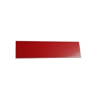 25 Stk. | Etikettenhalter TWIN | 300x80 mm | rot | mit 1 Magnetstreifen