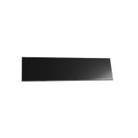 25 Stk. | Etikettenhalter TWIN | 300x80 mm | schwarz | mit 1 Magnetstreifen