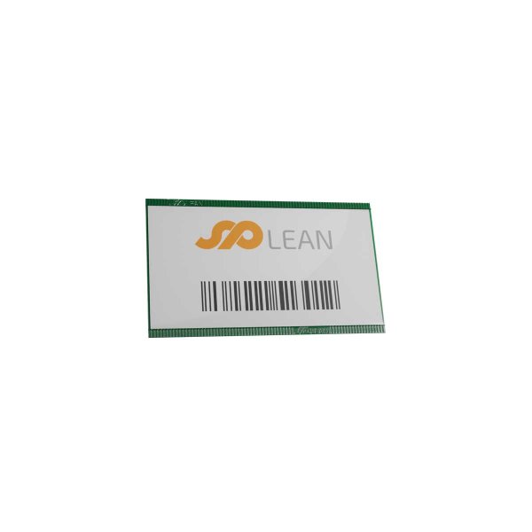 25 Stk. | Etikettenhalter TWIN | 100x60 mm | grün | mit 1 Selbstklebestreifen