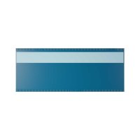 25 Stk. | Etikettenhalter TWIN | 150x60 mm | dunkelblau |...