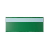 25 Stk. | Etikettenhalter TWIN | 150x60 mm | grün |...