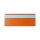 25 Stk. | Etikettenhalter TWIN | 150x60 mm | orange | mit 1 Selbstklebestreifen