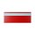 25 Stk. | Etikettenhalter TWIN | 150x60 mm | rot | mit 1 Selbstklebestreifen