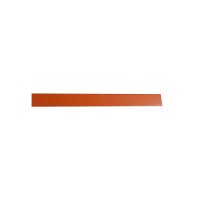 25 Stk. | Etikettenhalter TWIN | 600x60 mm | orange | mit 1 Selbstklebestreifen