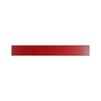 25 Stk. | Etikettenhalter TWIN | 600x80 mm | rot | mit 1 Selbstklebestreifen